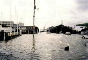 広島市江波地区の被災状況