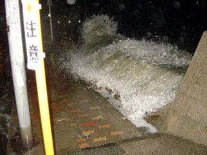 福山市鞆地区の被災状況