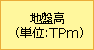 地盤高（単位：TPm）